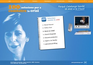 Imatge del web de la campanya